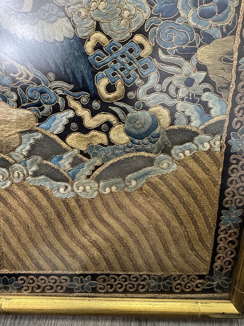 古玩雜項補子真品鑒賞圖