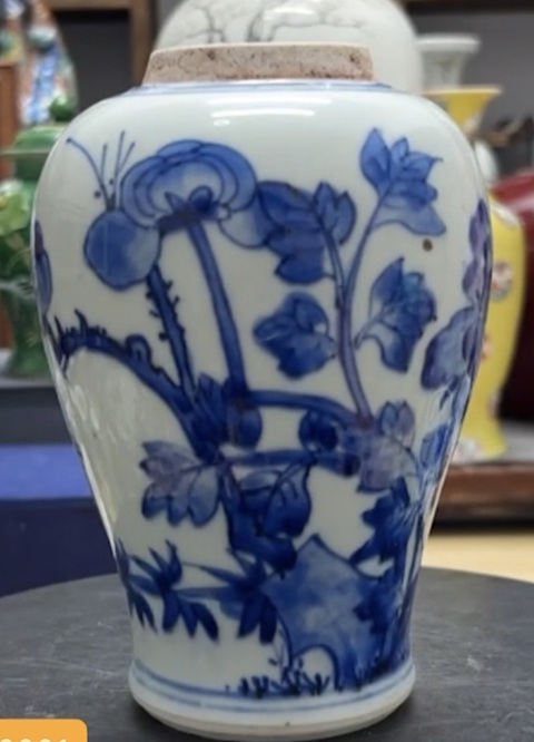 古玩陶瓷青花花鳥紋梅瓶，注意品相真品鑒賞圖