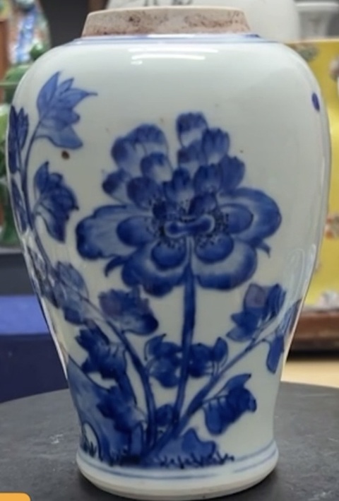 古玩陶瓷青花花鳥紋梅瓶，注意品相真品鑒賞圖