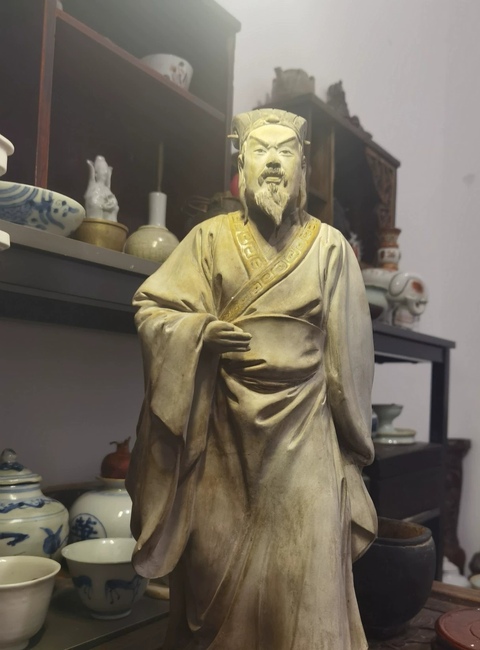 古玩陶瓷石灣窯人物造像真品鑒賞圖