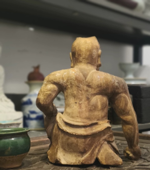 古玩雜項木雕造像真品鑒賞圖