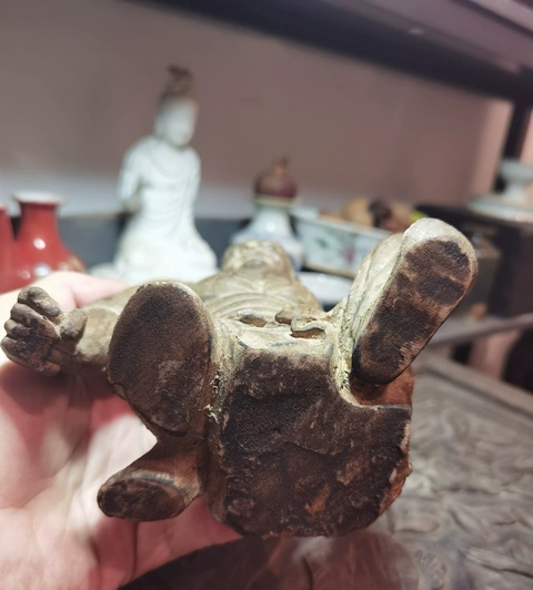 古玩雜項木雕造像真品鑒賞圖