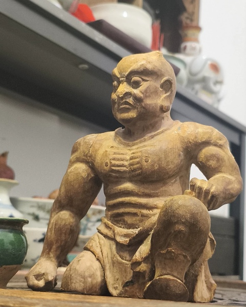 古玩雜項木雕造像真品鑒賞圖