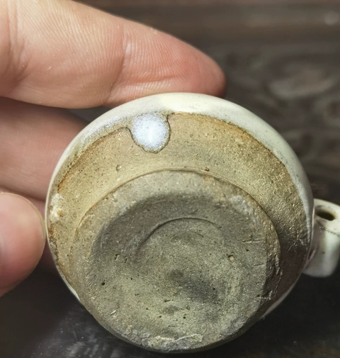 古玩陶瓷明代磁州窯鳥食罐真品鑒賞圖