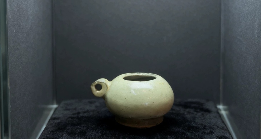 古玩陶瓷明代磁州窯鳥食罐真品鑒賞圖