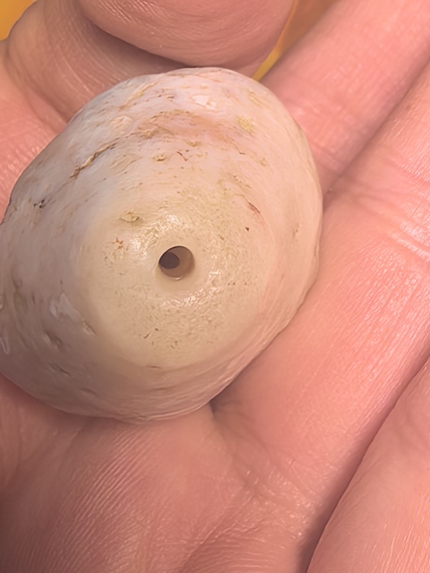 古玩玉器老瑪瑙珠真品鑒賞圖