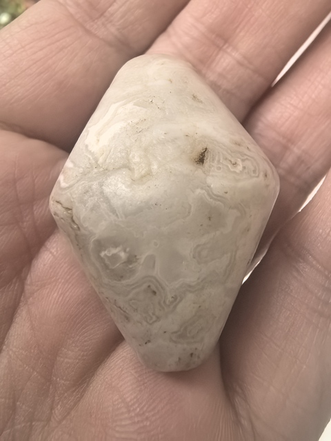 古玩玉器老瑪瑙珠真品鑒賞圖