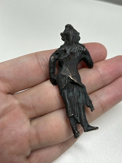 古玩銅器銅菩薩真品鑒賞圖