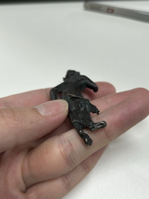 古玩銅器銅菩薩真品鑒賞圖