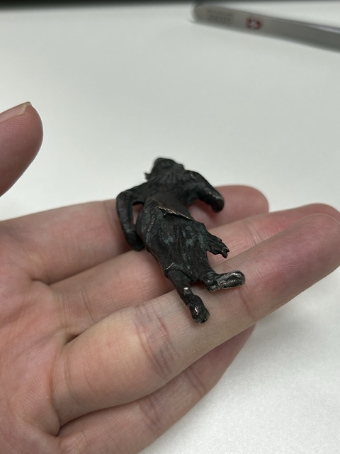 古玩銅器銅菩薩真品鑒賞圖