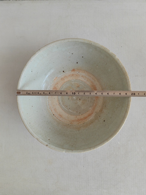 古玩陶瓷花卉紋青花碗真品鑒賞圖