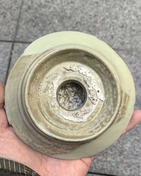 古玩陶瓷青釉盞托真品鑒賞圖