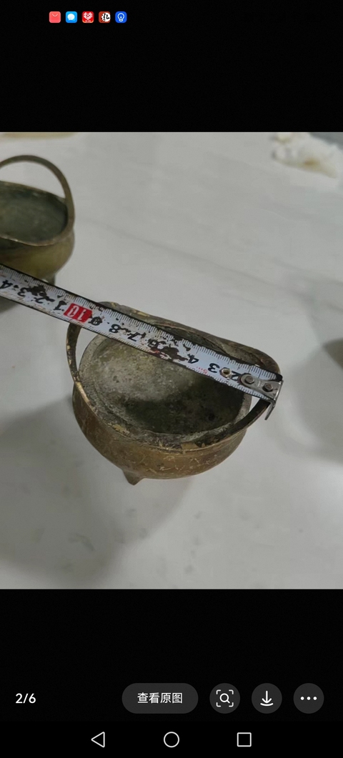 古玩銅器橋耳爐真品鑒賞圖