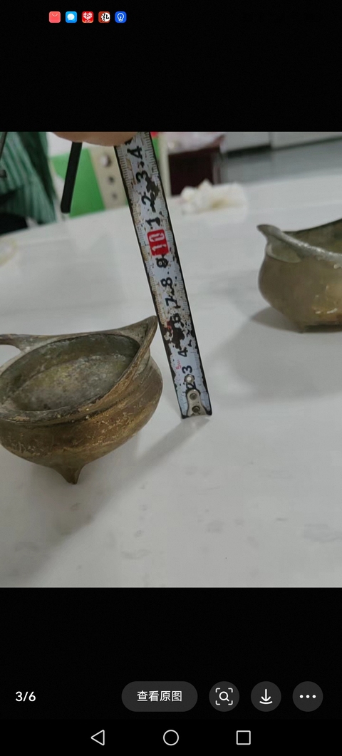 古玩銅器橋耳爐真品鑒賞圖