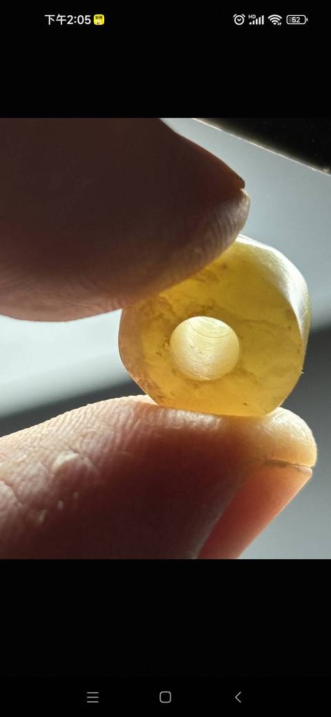 古玩玉器玉桶型珠真品鑒賞圖