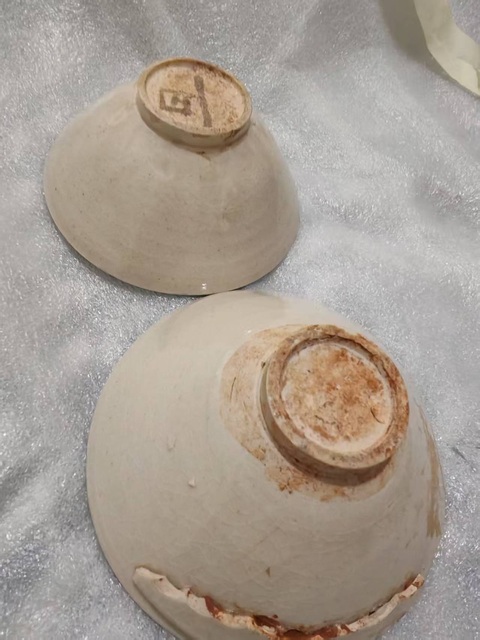 古玩陶瓷青白釉斗笠碗真品鑒賞圖