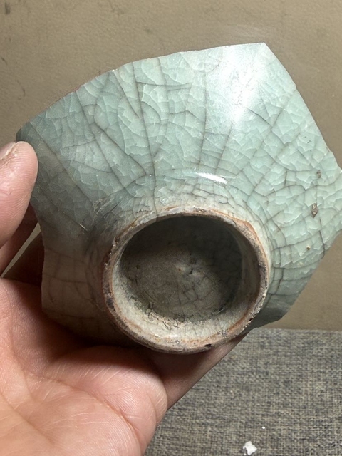 古玩陶瓷龍泉仿官標本真品鑒賞圖