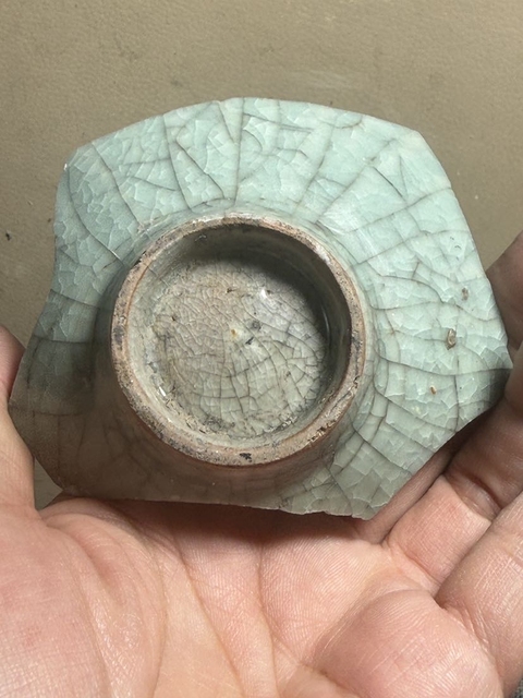 古玩陶瓷龍泉仿官標本真品鑒賞圖