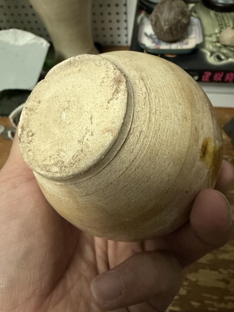 古玩陶瓷點彩罐真品鑒賞圖