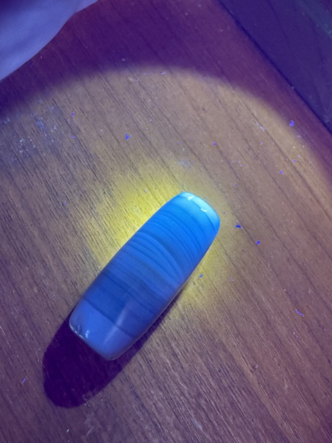 古玩玉器纏絲瑪瑙珠真品鑒賞圖