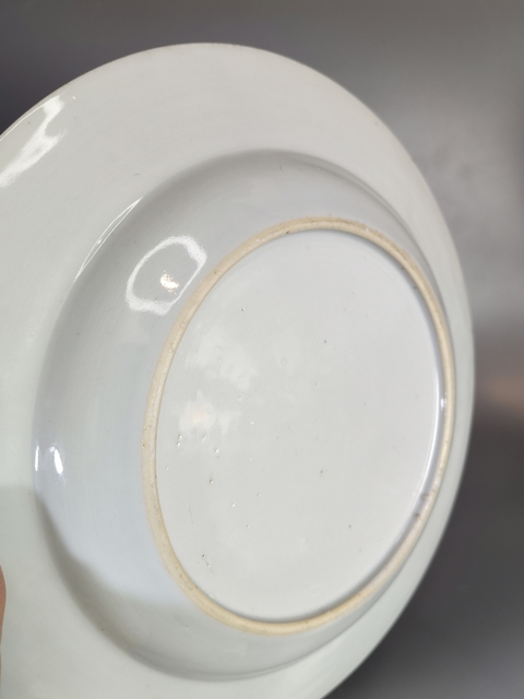 古玩陶瓷青花山水人物盤真品鑒賞圖