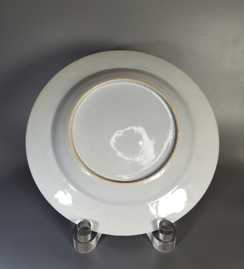 古玩陶瓷青花山水人物盤真品鑒賞圖