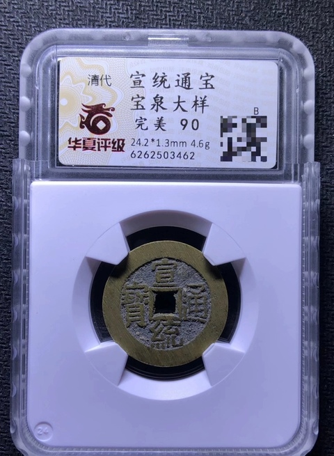 古玩錢(qián)幣宣統(tǒng)大樣真品鑒賞圖