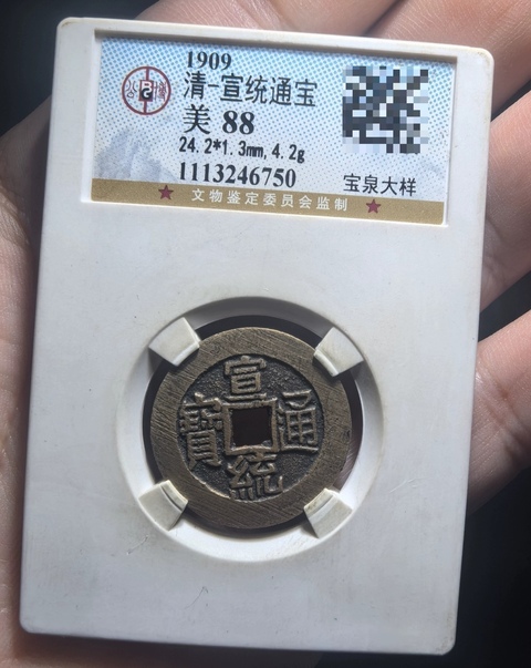 古玩錢(qián)幣宣統(tǒng)大樣真品鑒賞圖