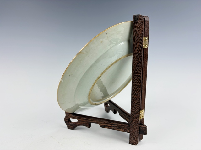 古玩陶瓷清乾隆·青花魚家樂盤拍賣，當前價格0元