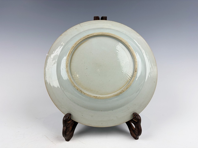 古玩陶瓷清乾隆·青花魚家樂盤拍賣，當前價格0元