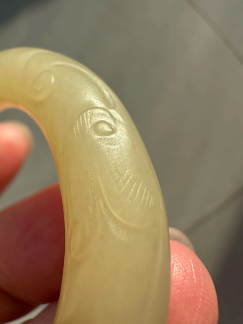 古玩玉器仿古玉螭龍環(huán)真品鑒賞圖