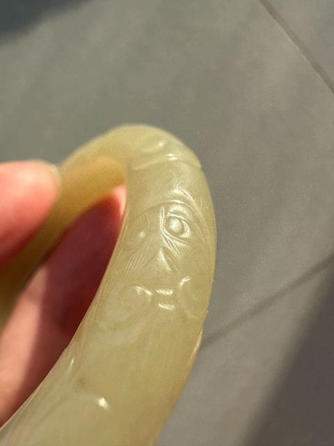 古玩玉器仿古玉螭龍環(huán)真品鑒賞圖