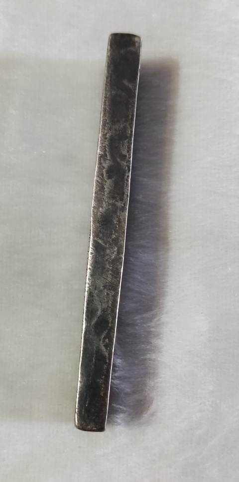 古玩字畫長條形銀條真品鑒賞圖