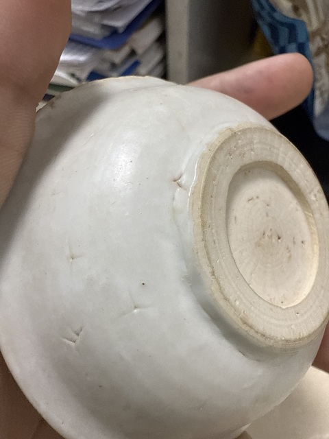 古玩陶瓷明晚期青花杯真品鑒賞圖