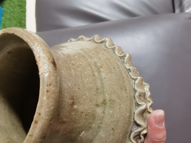 古玩陶瓷青釉谷倉真品鑒賞圖