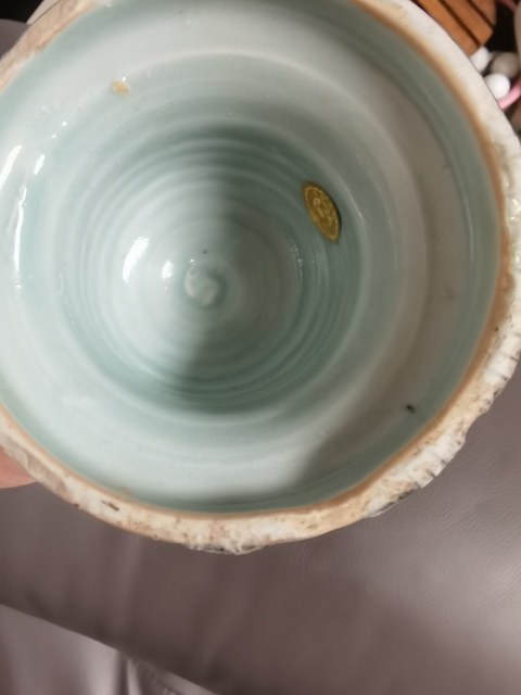 古玩陶瓷青花燈臺真品鑒賞圖