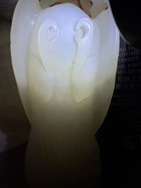 古玩玉器和田白玉喜報三元掛件真品鑒賞圖