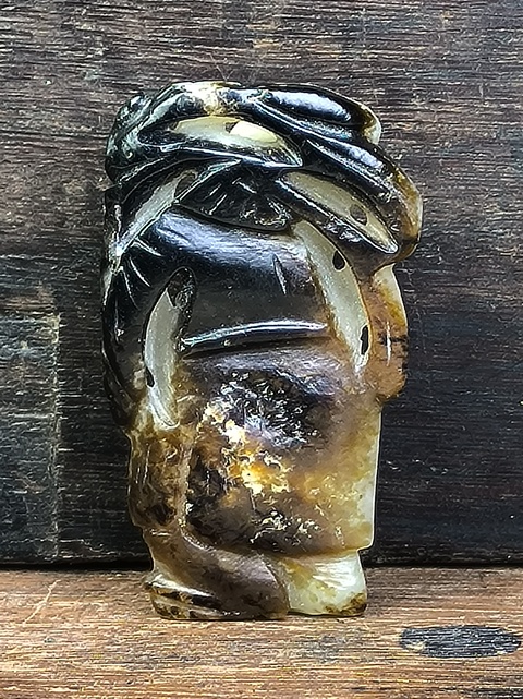 古玩玉器和田玉雕“如意童子”真品鑒賞圖