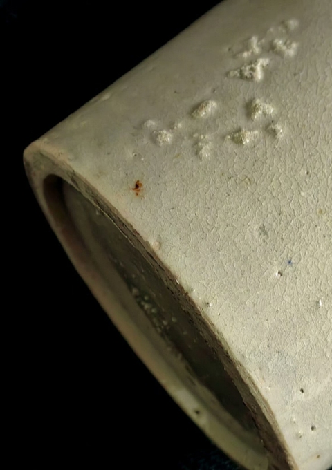 古玩陶瓷青花花鳥紋筆筒真品鑒賞圖