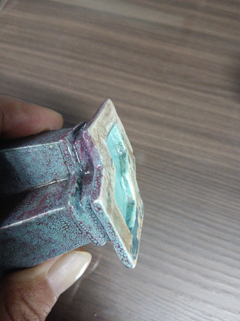 古玩陶瓷爐鈞釉雙連瓶真品鑒賞圖