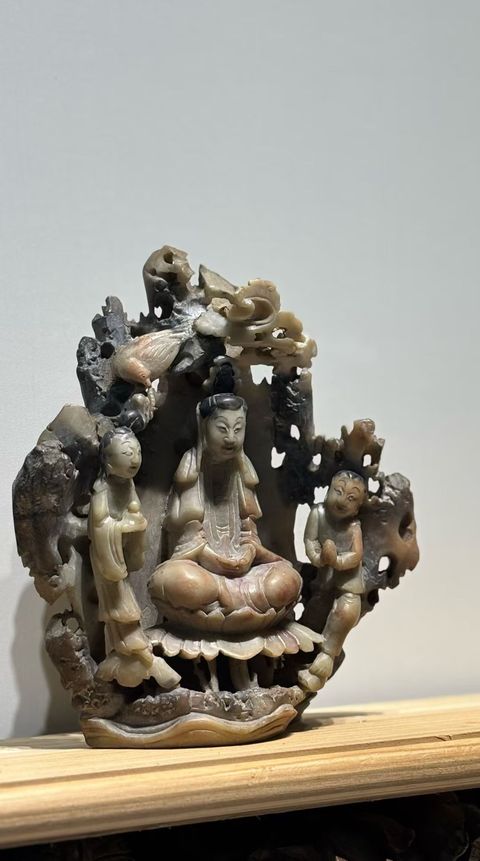 古玩雜項壽山石擺件真品鑒賞圖