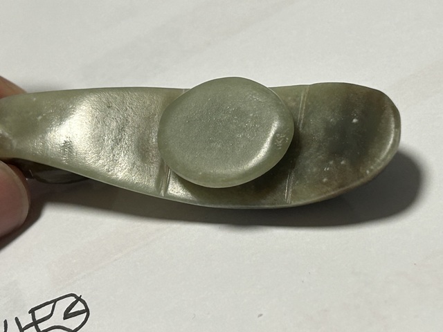 古玩玉器和田玉雕“龍首帶鉤”真品鑒賞圖