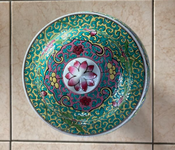 古玩陶瓷粉彩將軍罐真品鑒賞圖