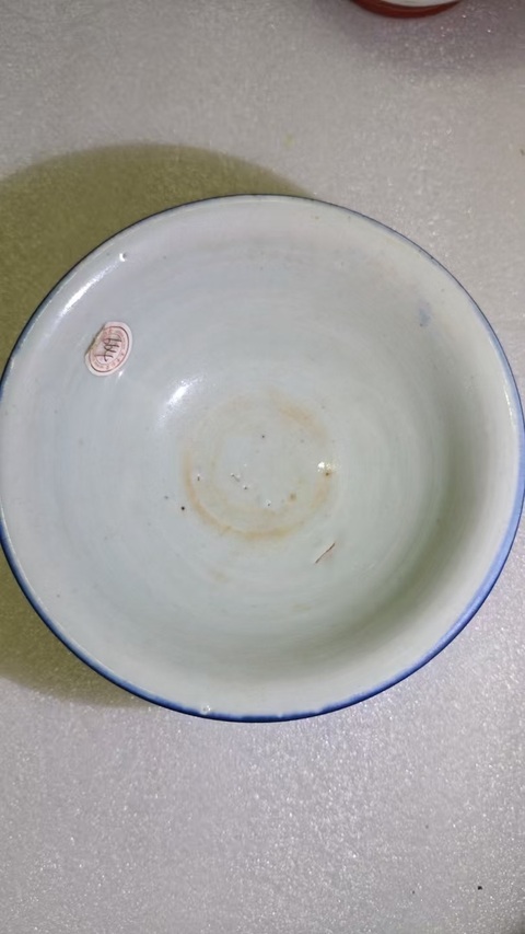 古玩陶瓷霽藍釉高足杯真品鑒賞圖