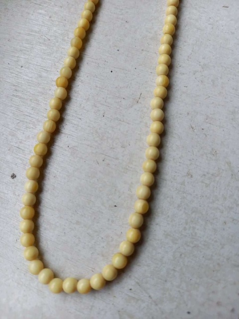 古玩玉器象牙項鏈真品鑒賞圖