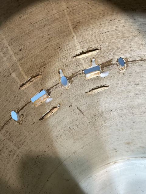 古玩陶瓷青花山水通景紋繡墩真品鑒賞圖