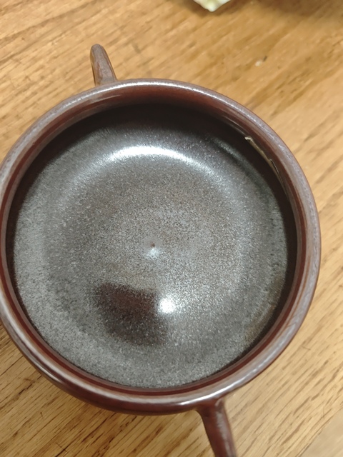 古玩陶瓷紫金釉雙耳爐真品鑒賞圖