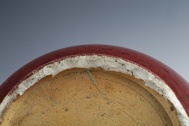 古玩陶瓷清中·紅釉葫蘆瓶真品鑒賞圖