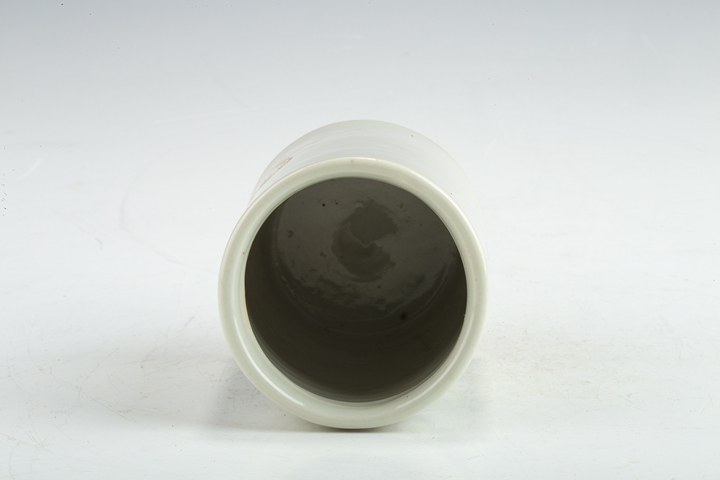 古玩陶瓷民國(guó)·淺絳彩山水紋筆筒拍賣，當(dāng)前價(jià)格2999元