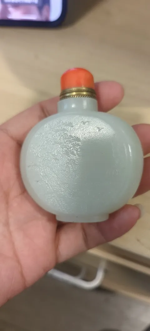 古玩玉器仿古玉煙壺真品鑒賞圖